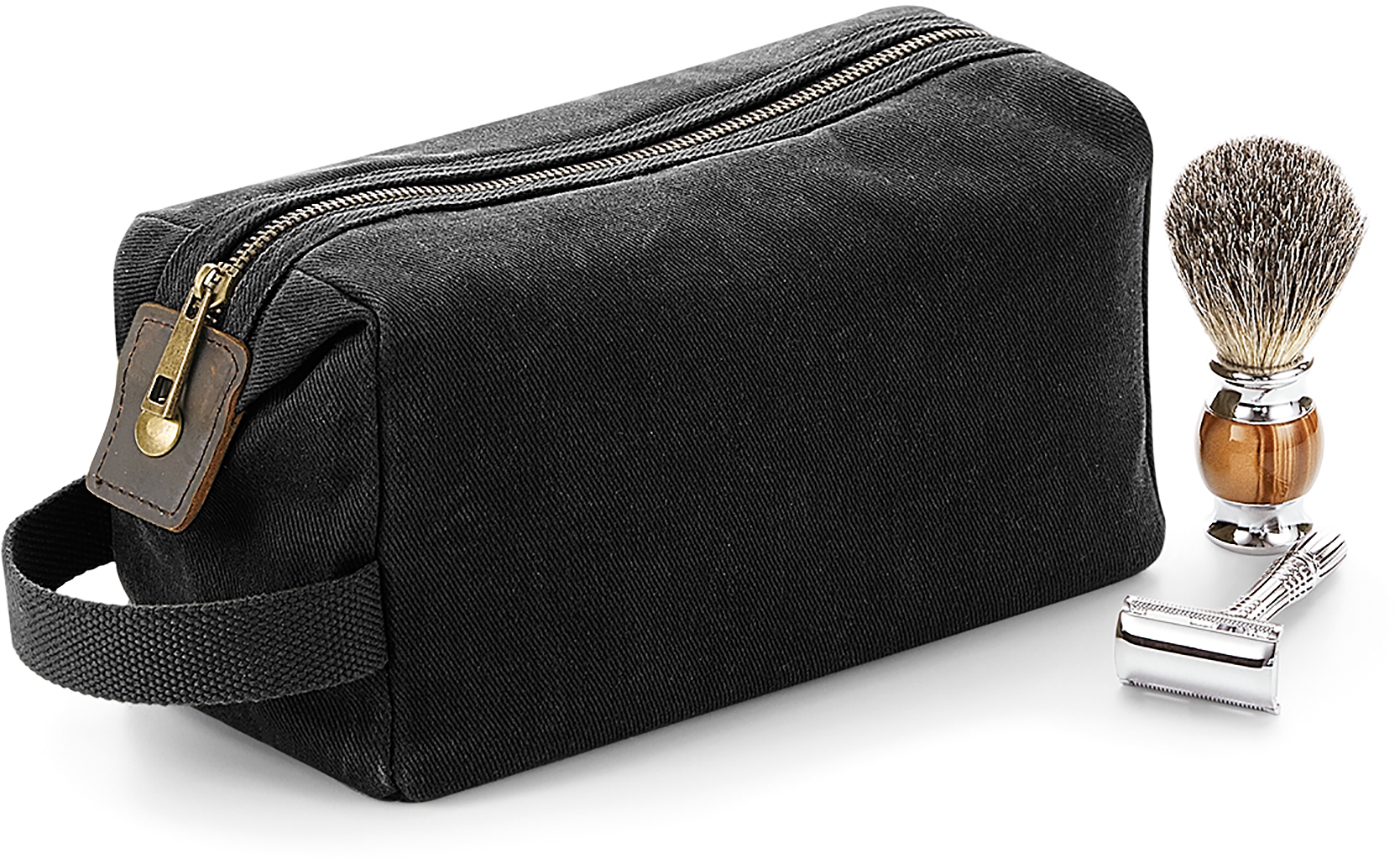Heritage Waxed Canvas Wash Bag