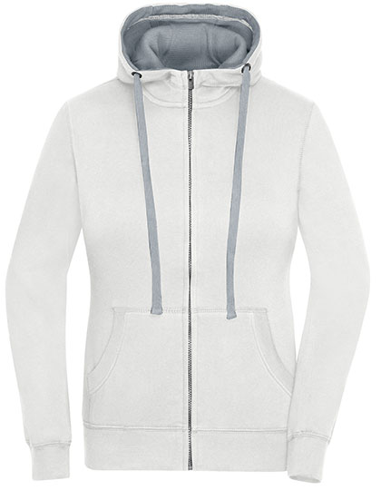 Kuscheliger Damen-Zip-Hoodie mit Kängurutasche