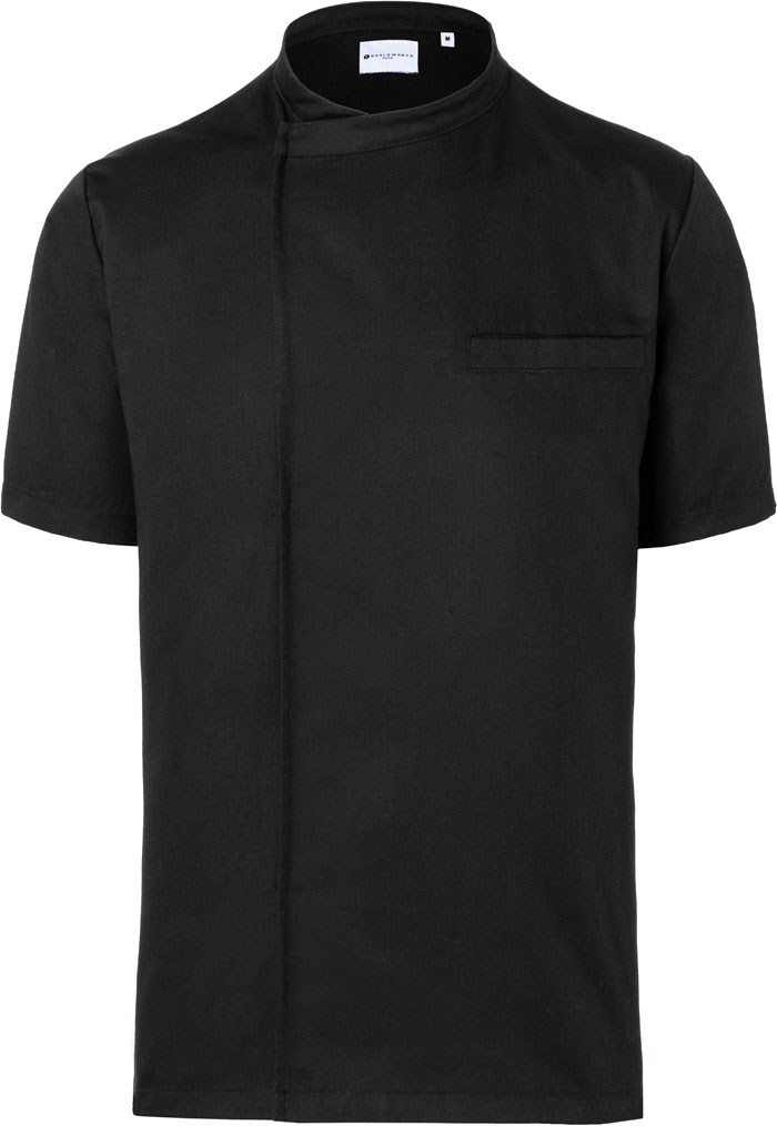 Kurzarm Überwurf-Kochhemd Basic