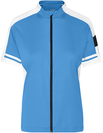 Damen Fahrrad-Shirt "Cooldry" mit Reißverschluss