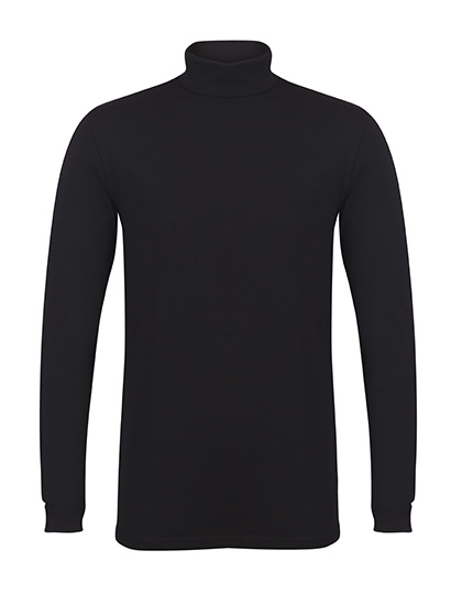 Leichtes Herren Rollkragen Stretch-Longsleeve