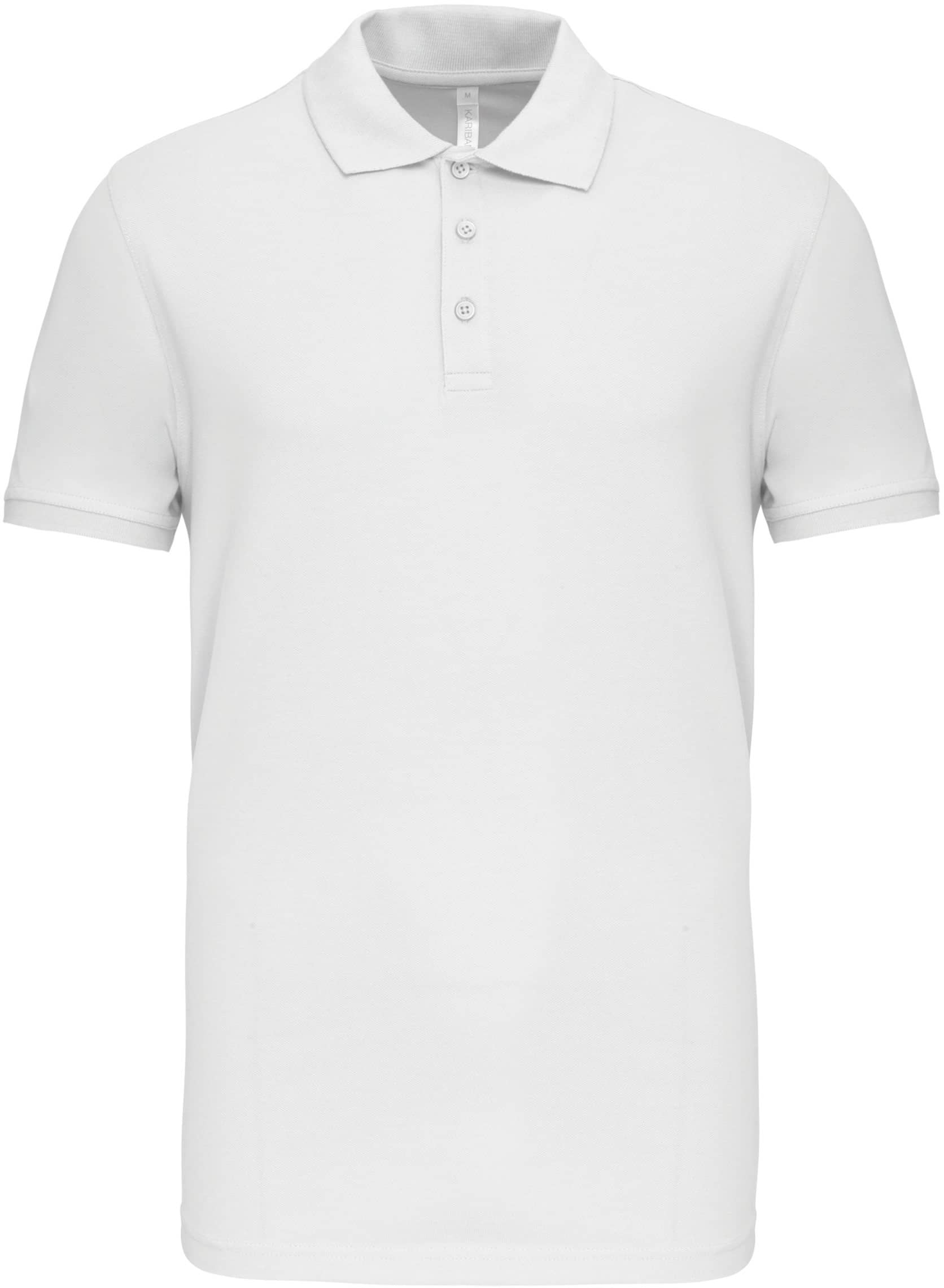 Kurzarm-Polohemd für Herren aus Baumwollpiqué