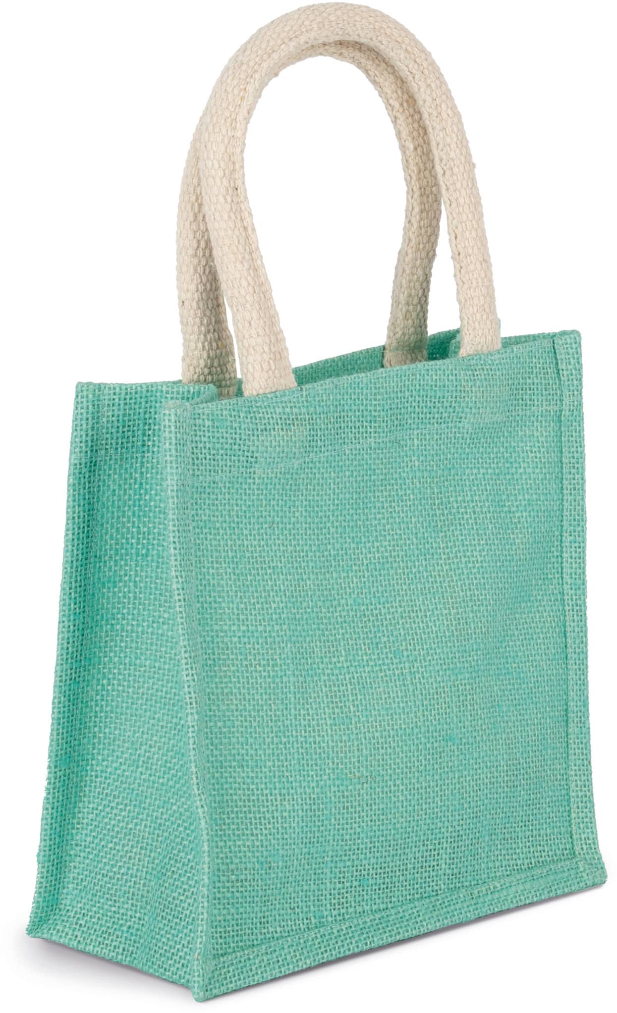 Jutetasche im Cabas-Stil Klein - Bunt