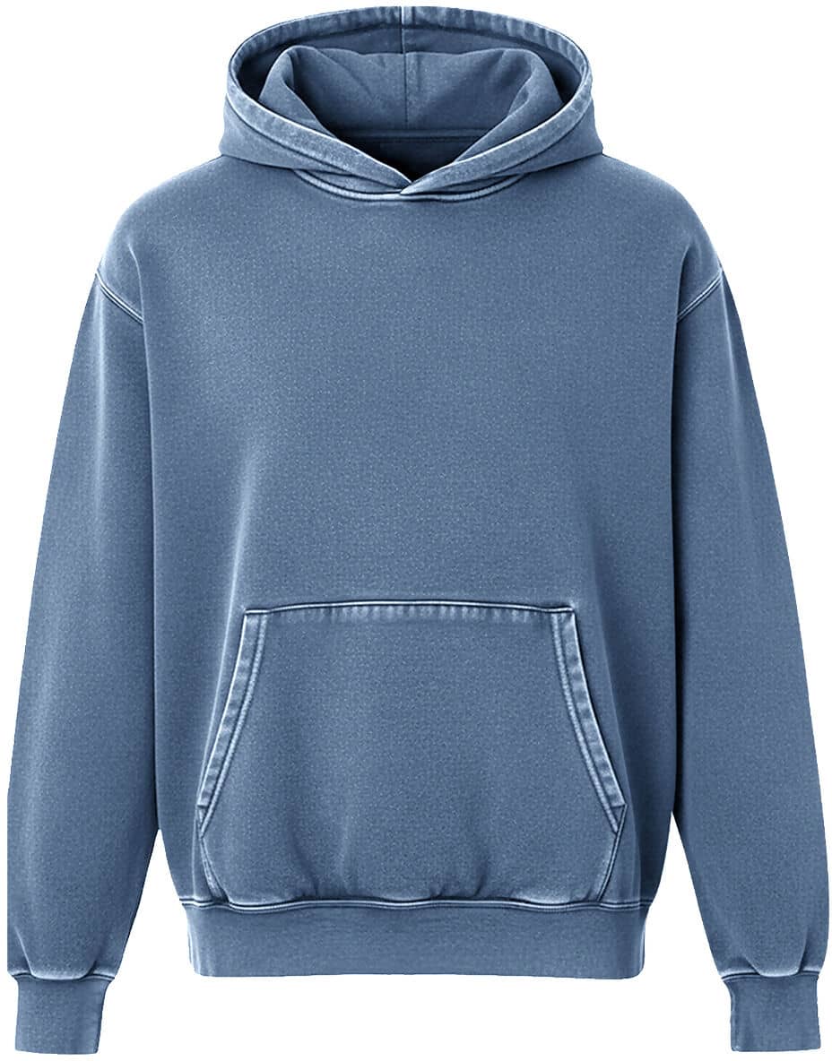 Unisex Vintage Organic Cotton Hooded Sweatshirt