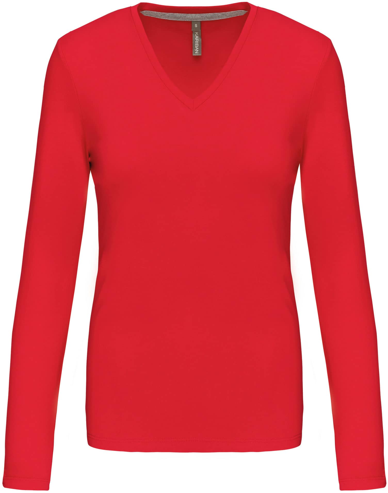 Ladies` Longsleeve V-Neck T-Shirt