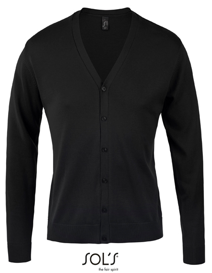 Herren V-Neck Cardigan "Golden"