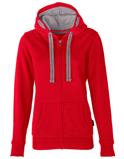 Weicher leicht taillierter Damen-Zip-Hoodie
