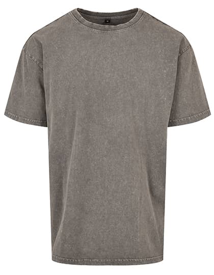Schweres Acid Washed Oversized Herren-T-Shirt