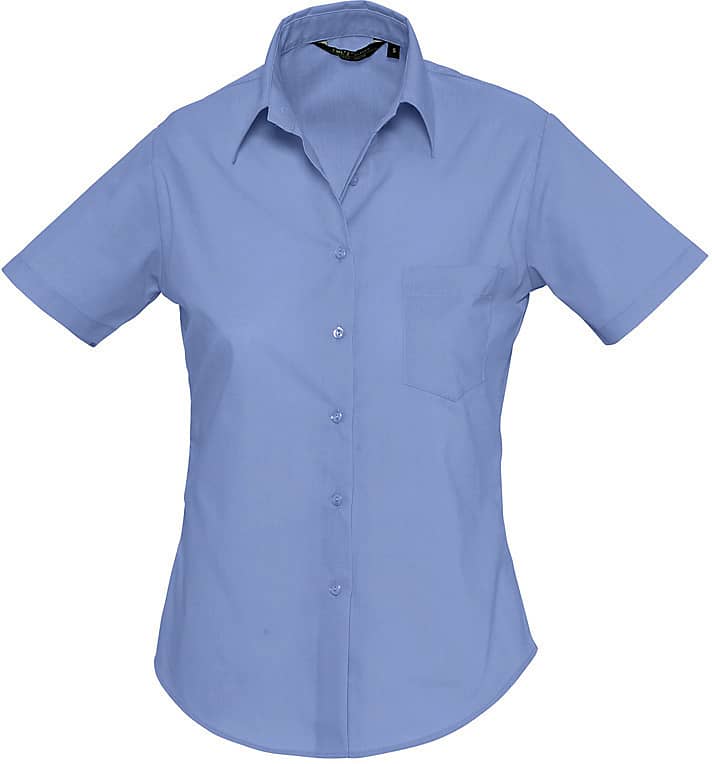 Popeline-Blouse Escape Short Sleeve