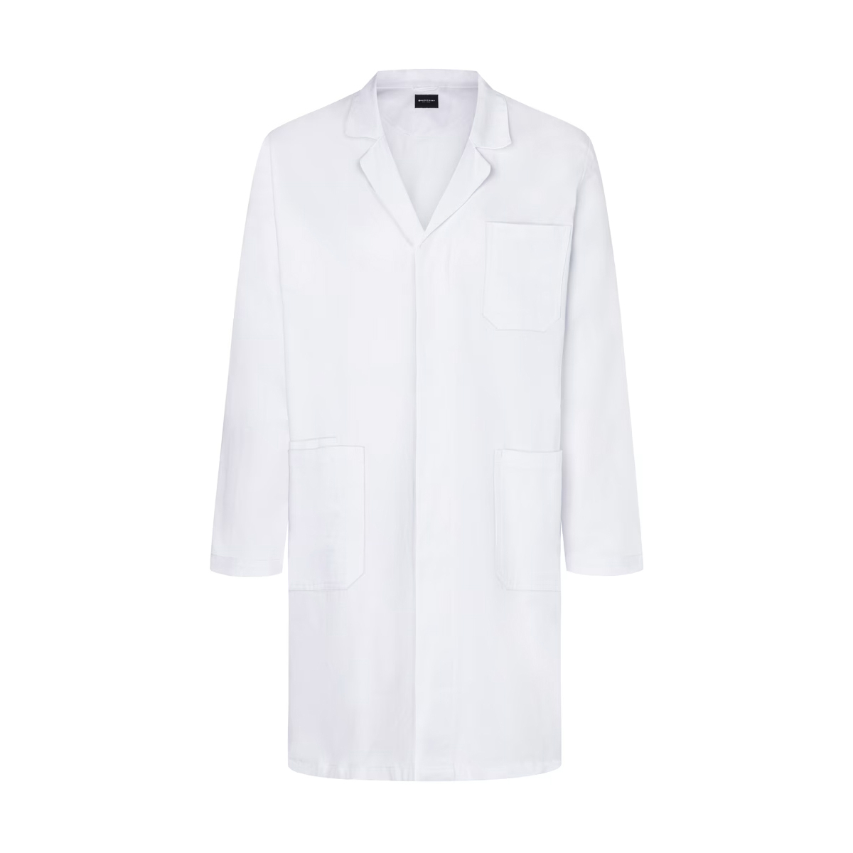 Herrenkittel mit verdeckter Knopfleiste