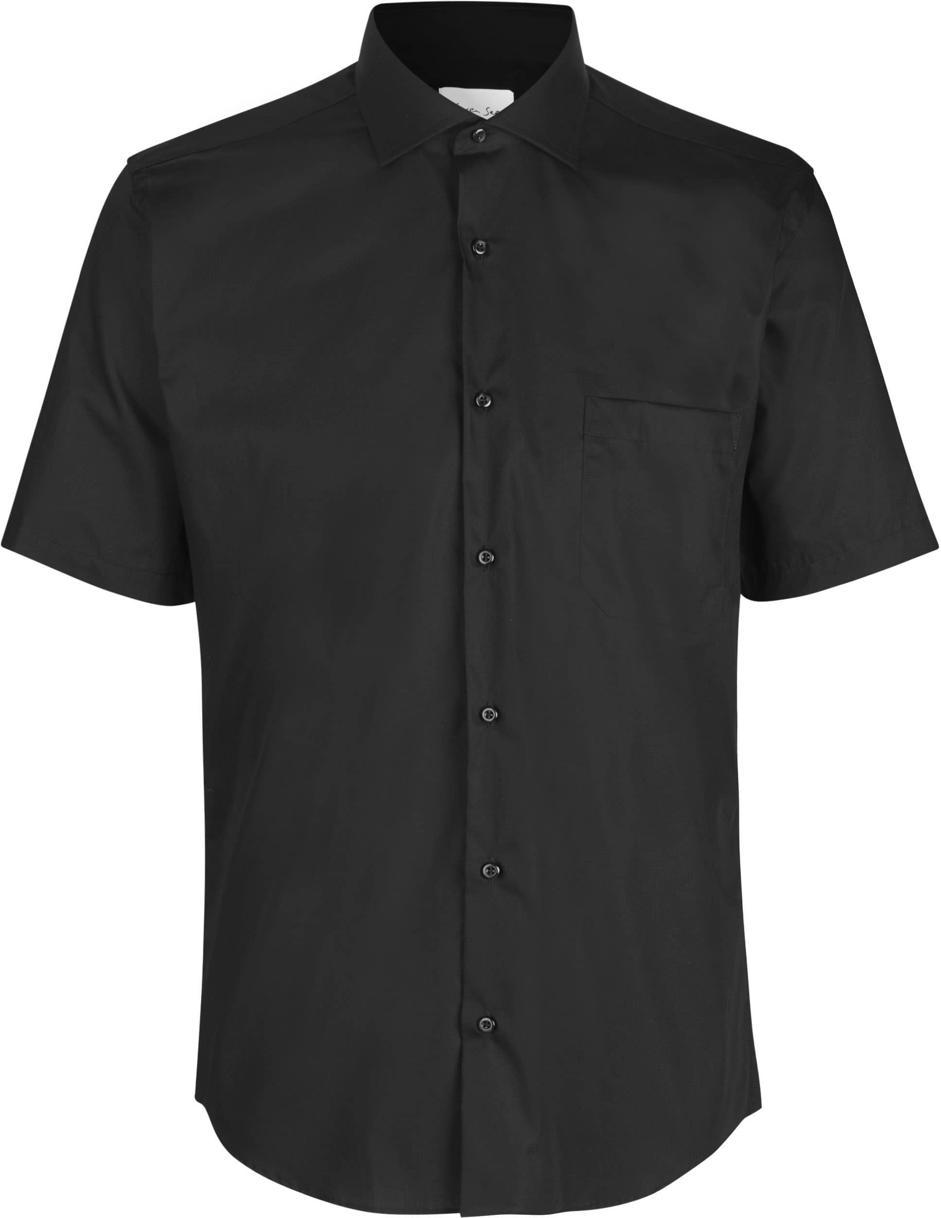 Modernes SEVEN SEAS Poplin Hemd mit kurzen Ärmeln