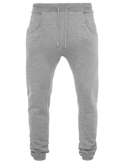 Schwere flauschige Herren-Jogginghose mit tiefem Sitz