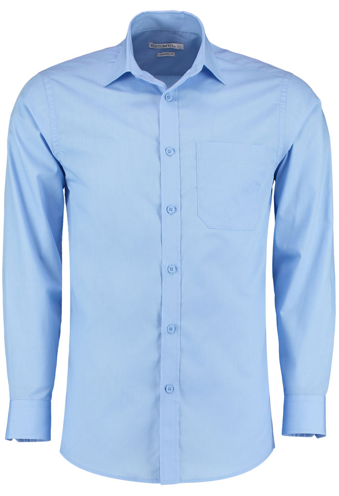 Men´s Tailored Fit Poplin Shirt Long Sleeve