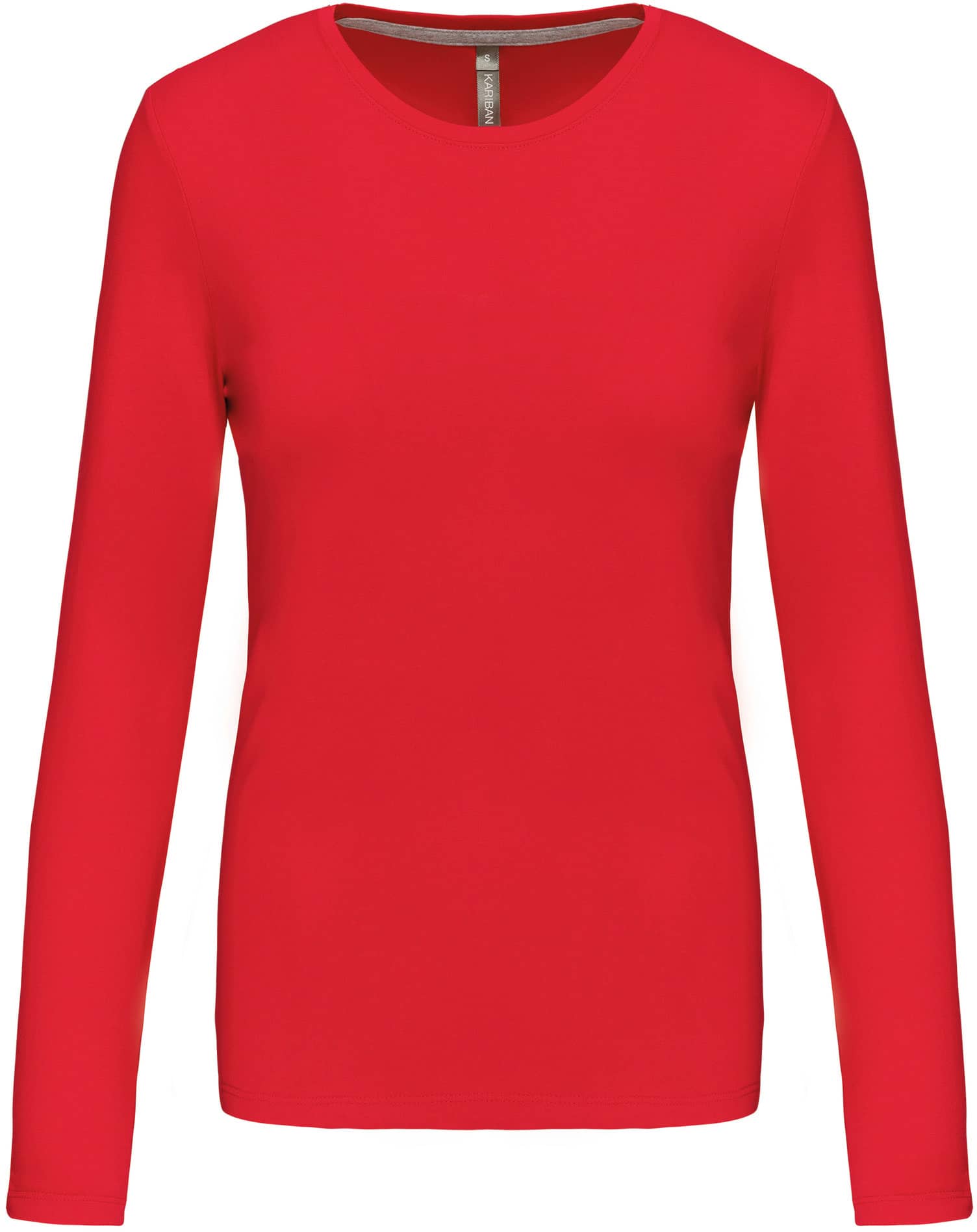 Ladies` Long-sleeved Crew Neck T-shirt
