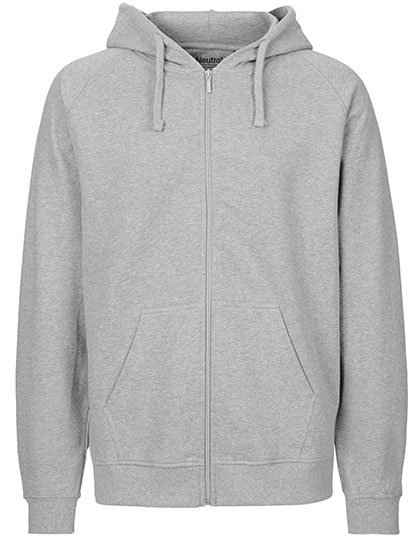 Unisex Zip-Hoodie aus Bio-Baumwolle in Umstellung