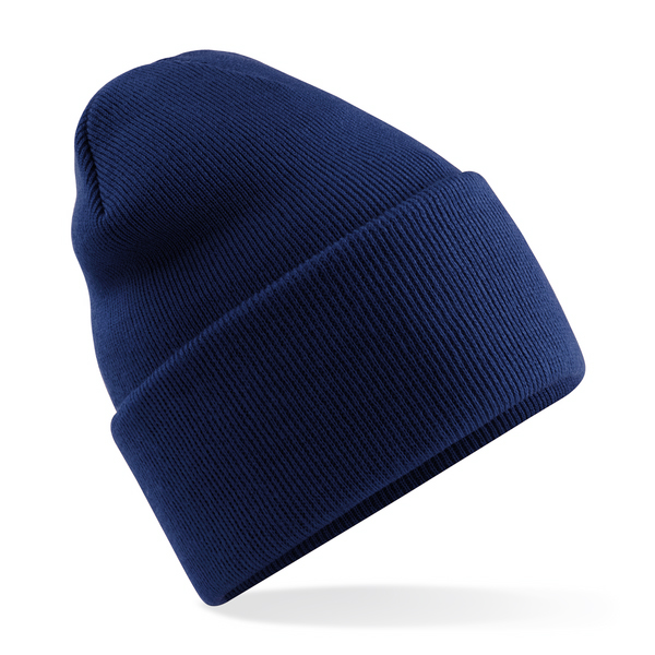 Recycelter Beanie mit breitem Umschlag