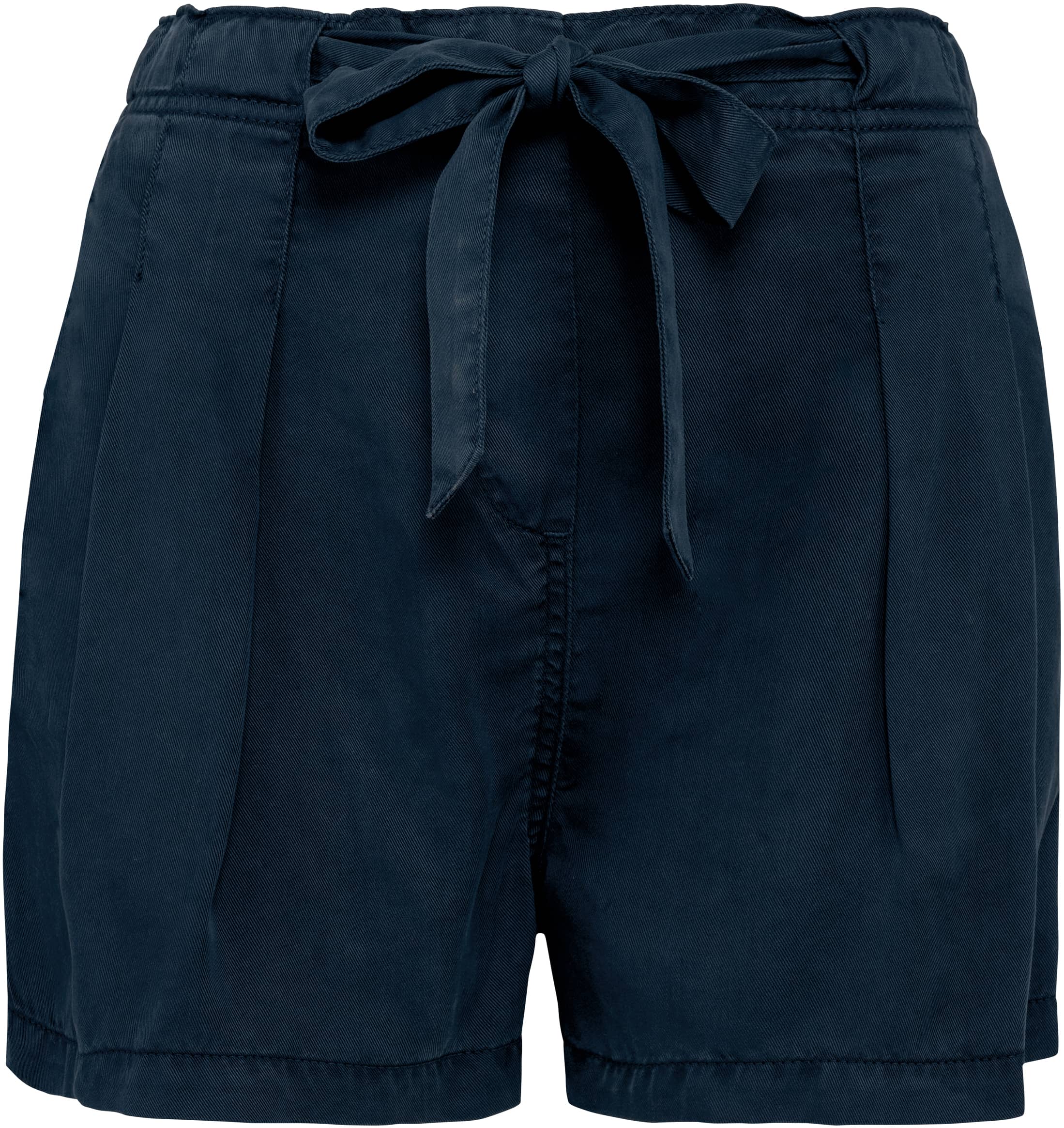 Umweltfreundliche ausgewaschene Damenshorts aus Lyocell