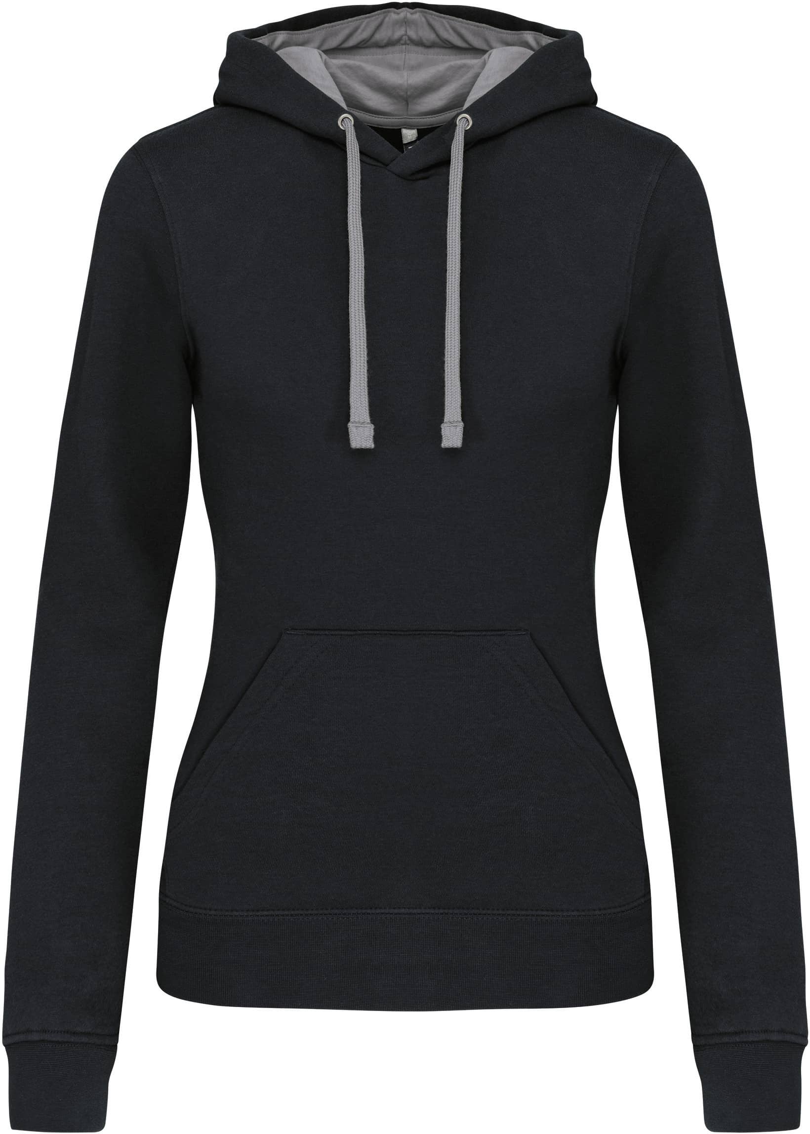 Damen-Kapuzensweatshirt bicolor