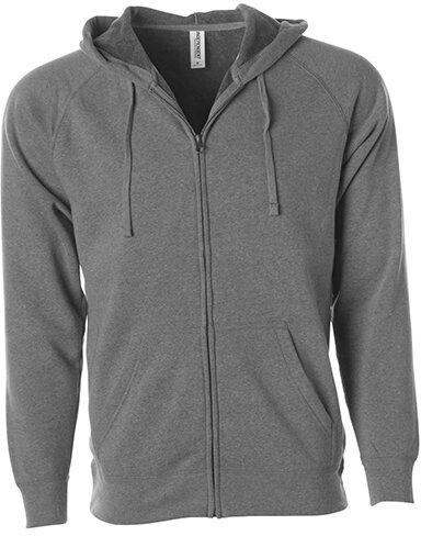 Unisex Midweight Special Blend Raglan Zip Hood