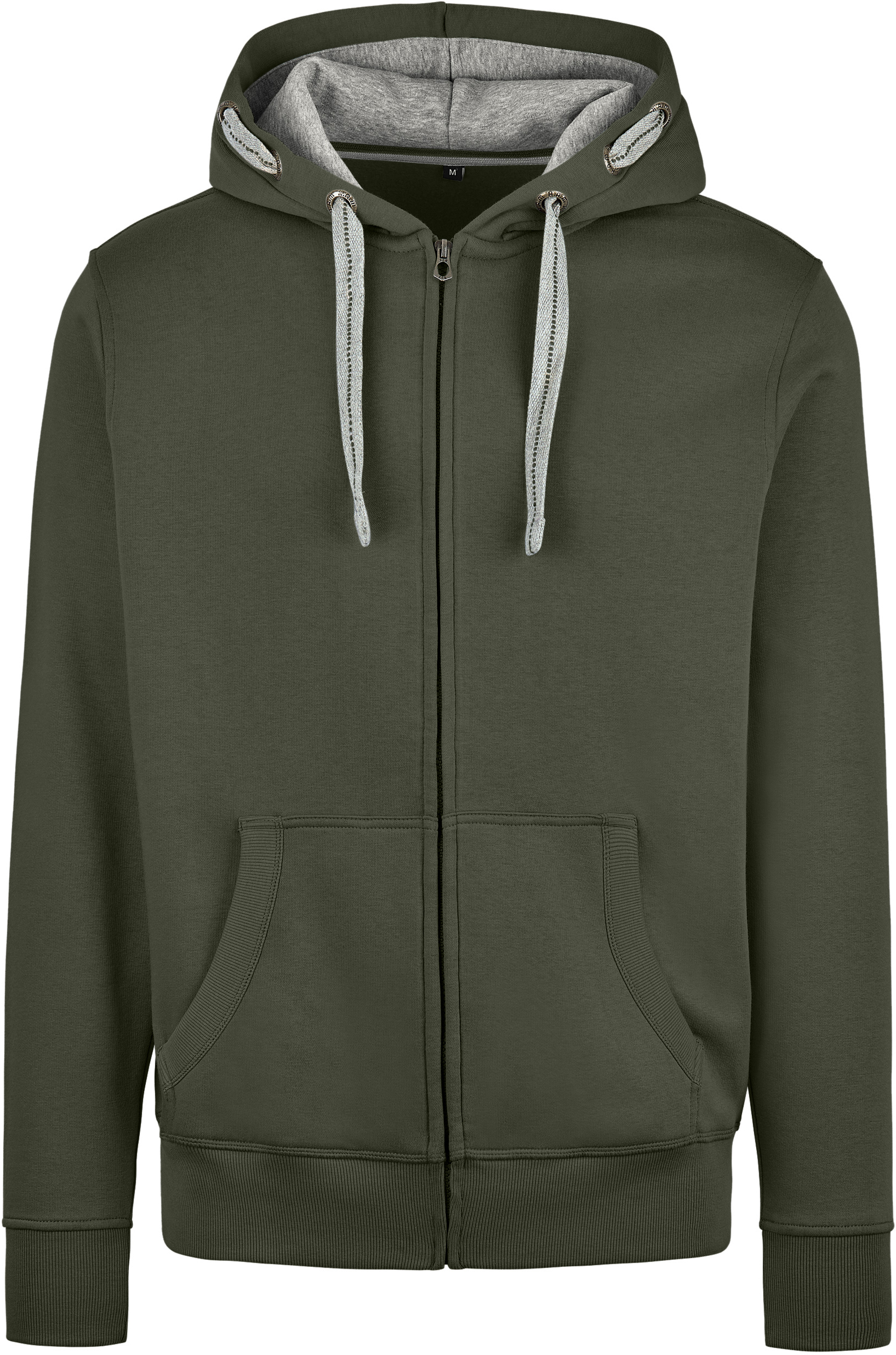 Weicher schmal geschnittener Herren-Zip-Hoodie