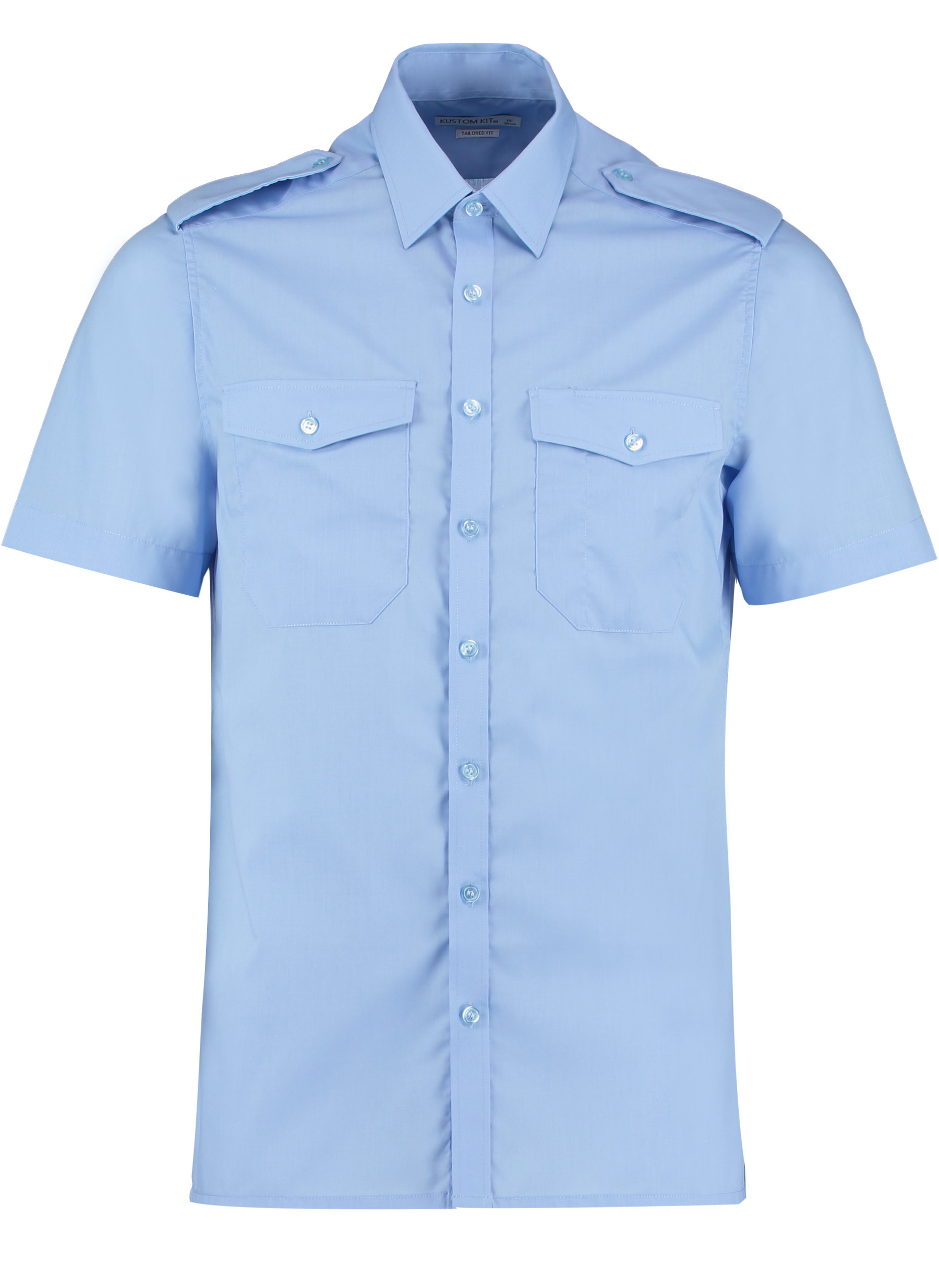 Men´s Tailored Fit Pilot Shirt Short Sleeve