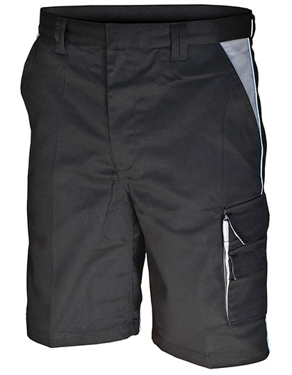 Kontrastierende Unisex-Arbeitsshorts mit Flexbund