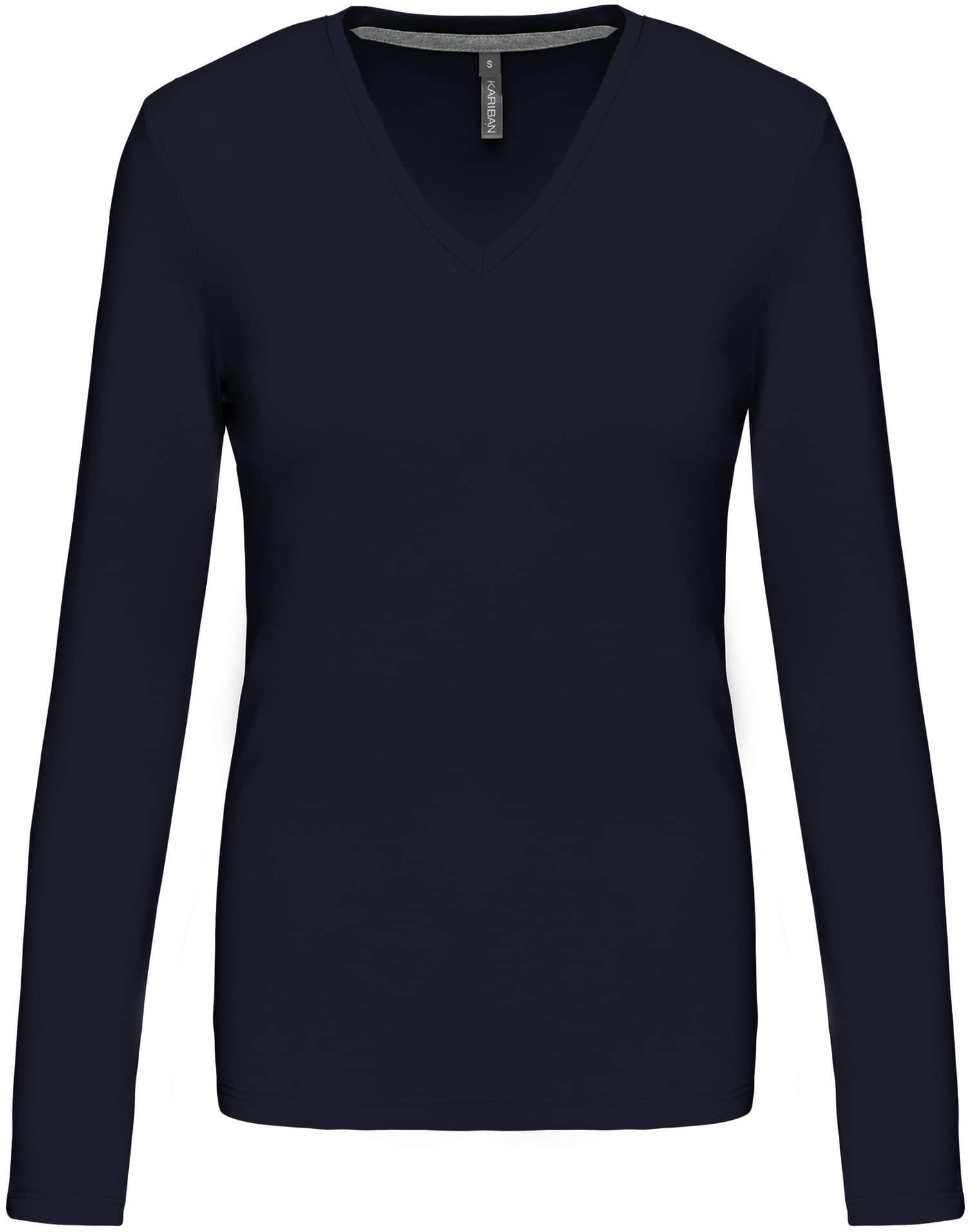 Ladies` Longsleeve V-Neck T-Shirt