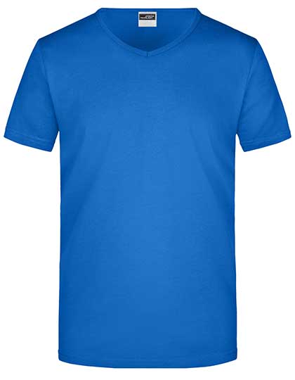 Herren T-Shirt mit V-Ausschnitt in Slim Fit