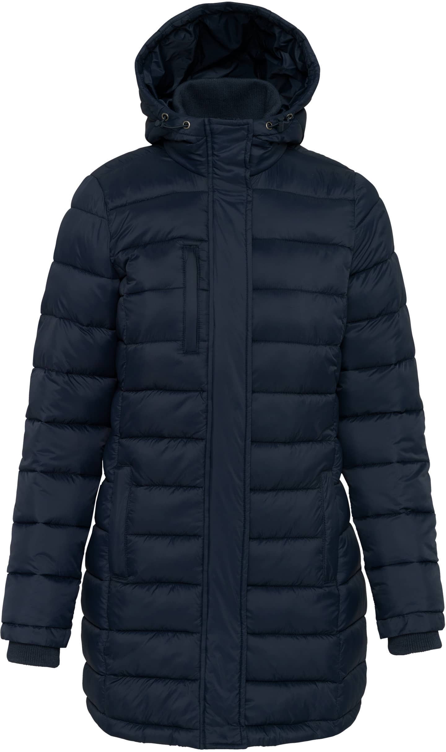 Leichter Damen-Daunenparka mit Kapuze