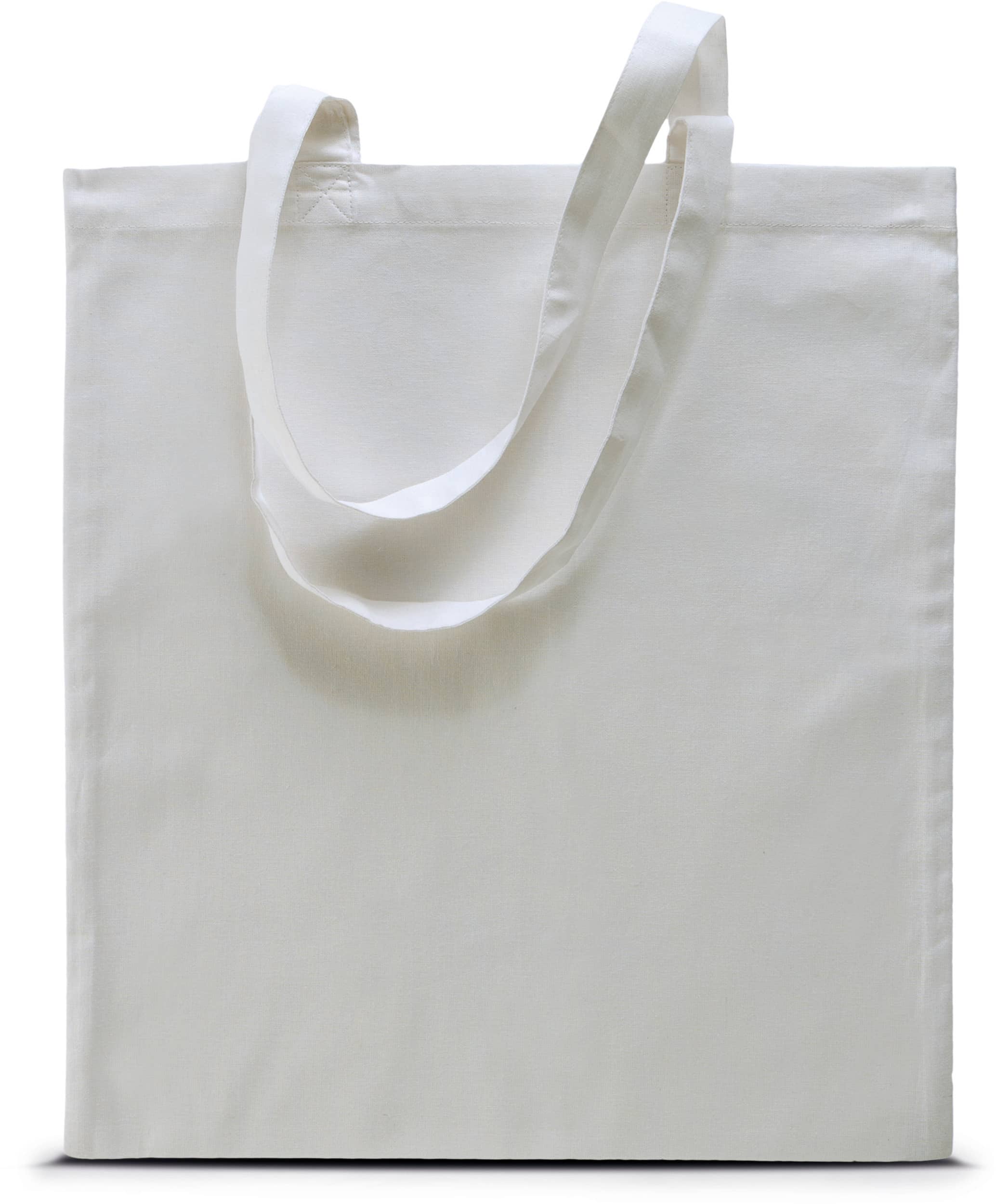 Shopper Bag long Handles - Weiß