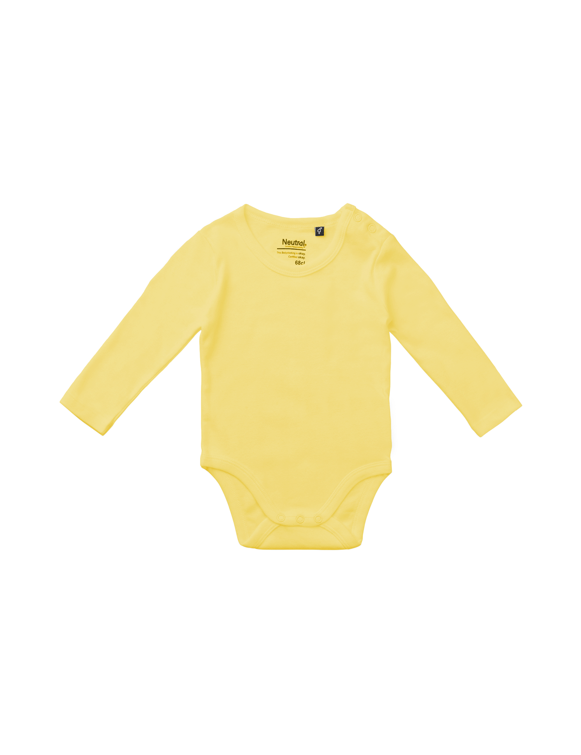Langärmeliger Baby-Body aus Fairtrade-Baumwolle