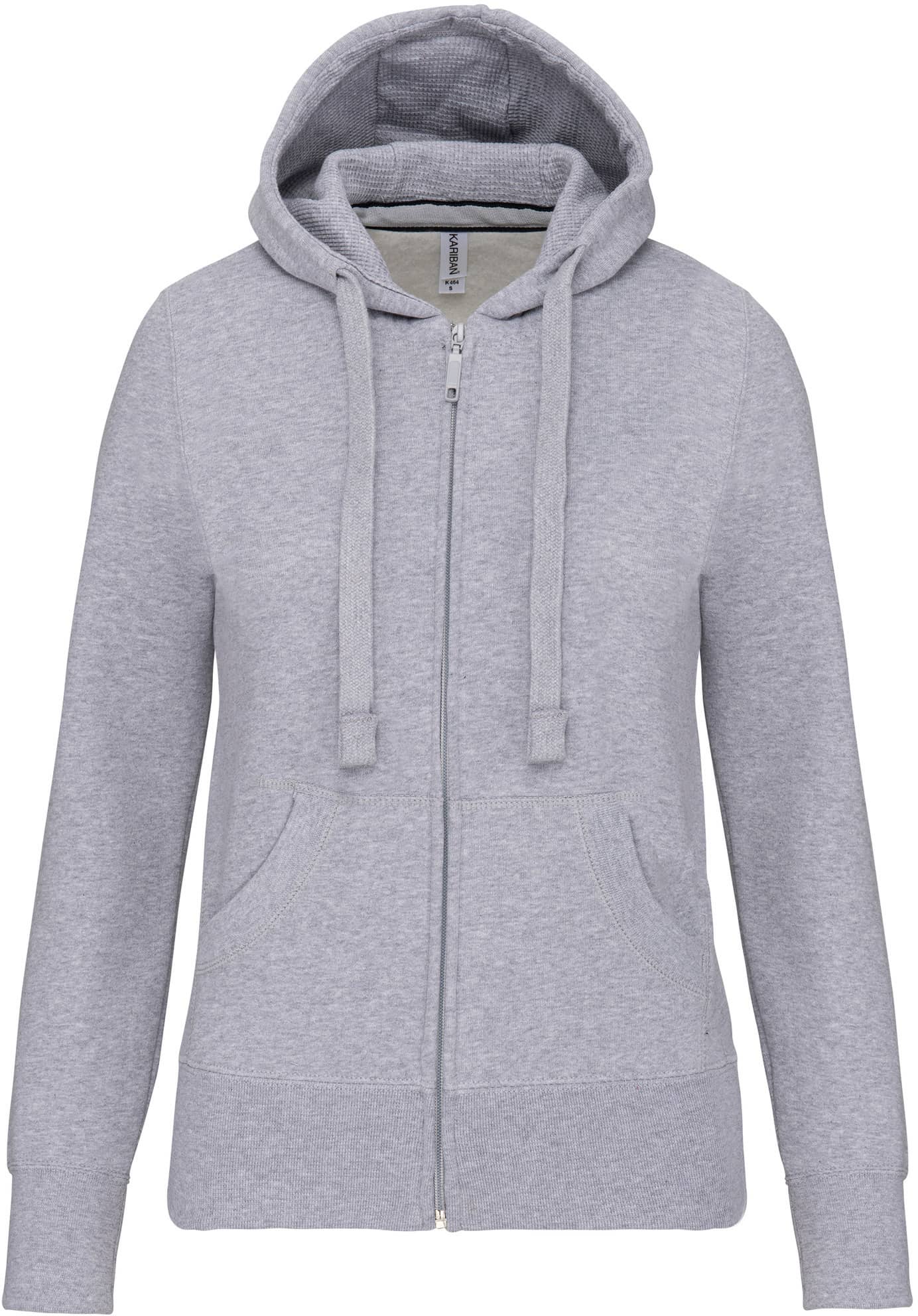 Damen Kapuzenshirt mit Reißververschluss