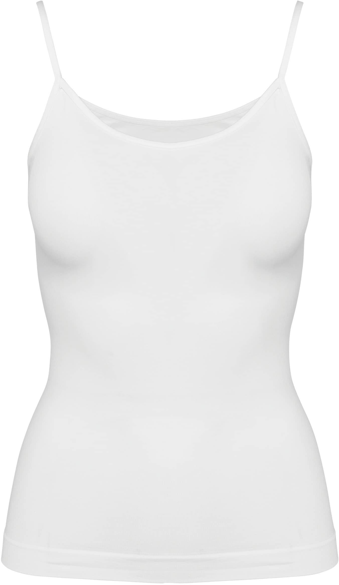 Umweltfreundliches, nahtloses Damen-Top mit feinen Trägern