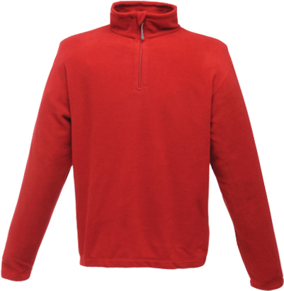 Pflegeleichter Unisex Micro-Fleecepullover mit 1/4-Zip