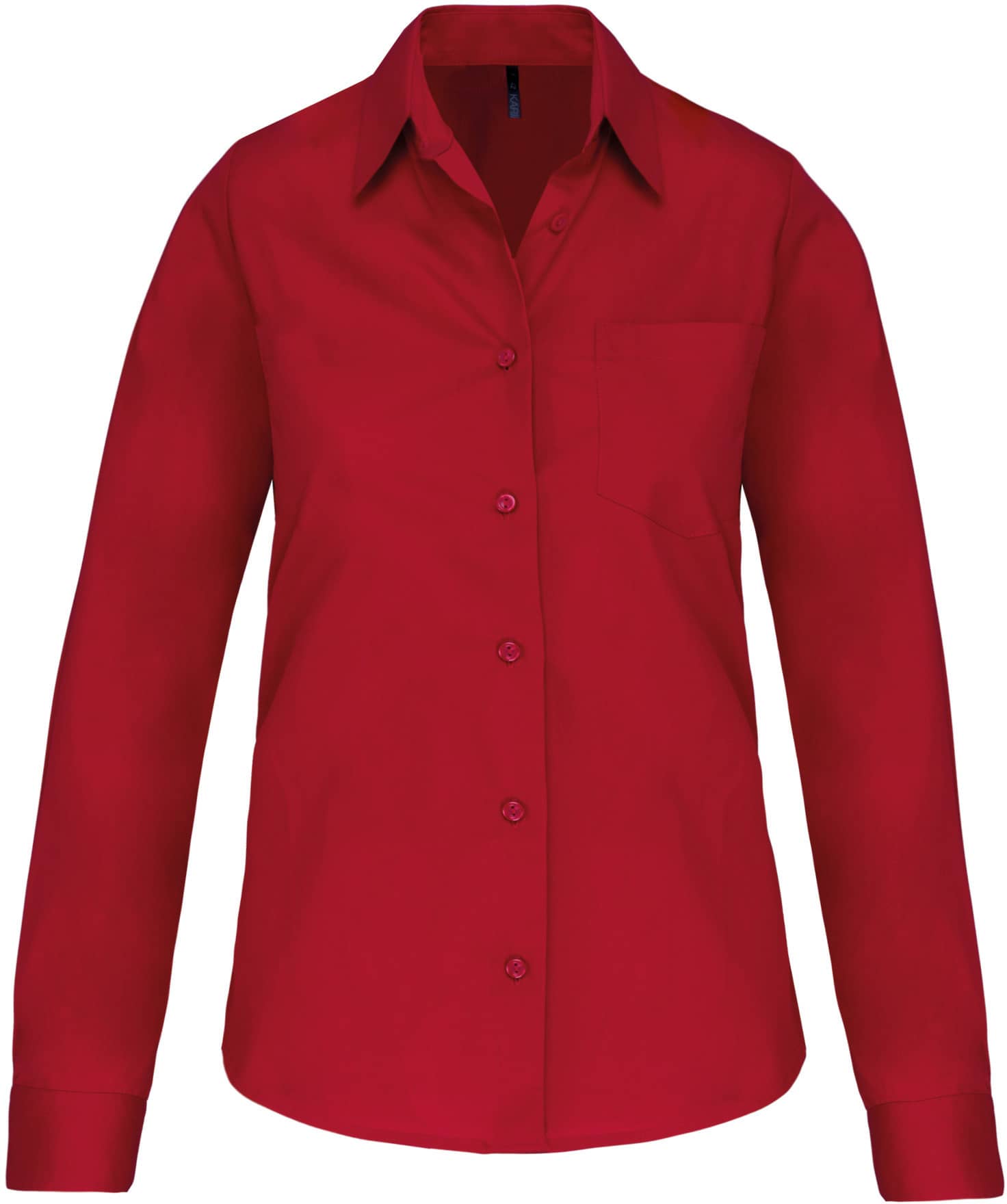 Damen Popelinebluse Langarm