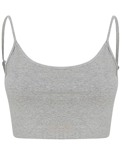 Nachhaltiges Cropped Damen-Top mit schmalen Trägern