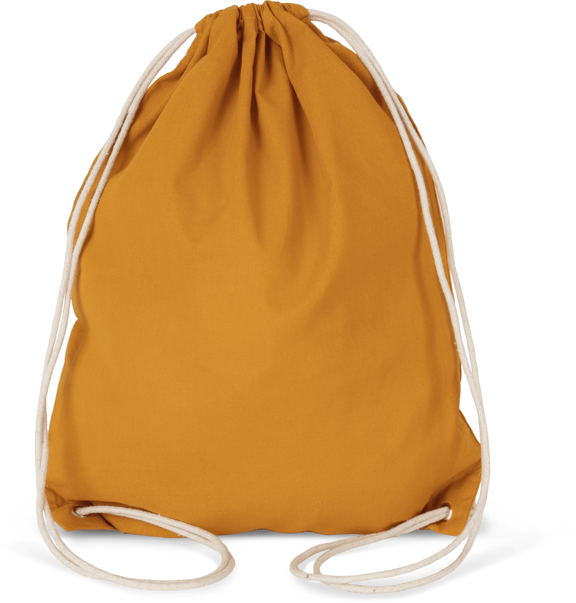 Baumwoll-Rucksack mit weißer Kordel