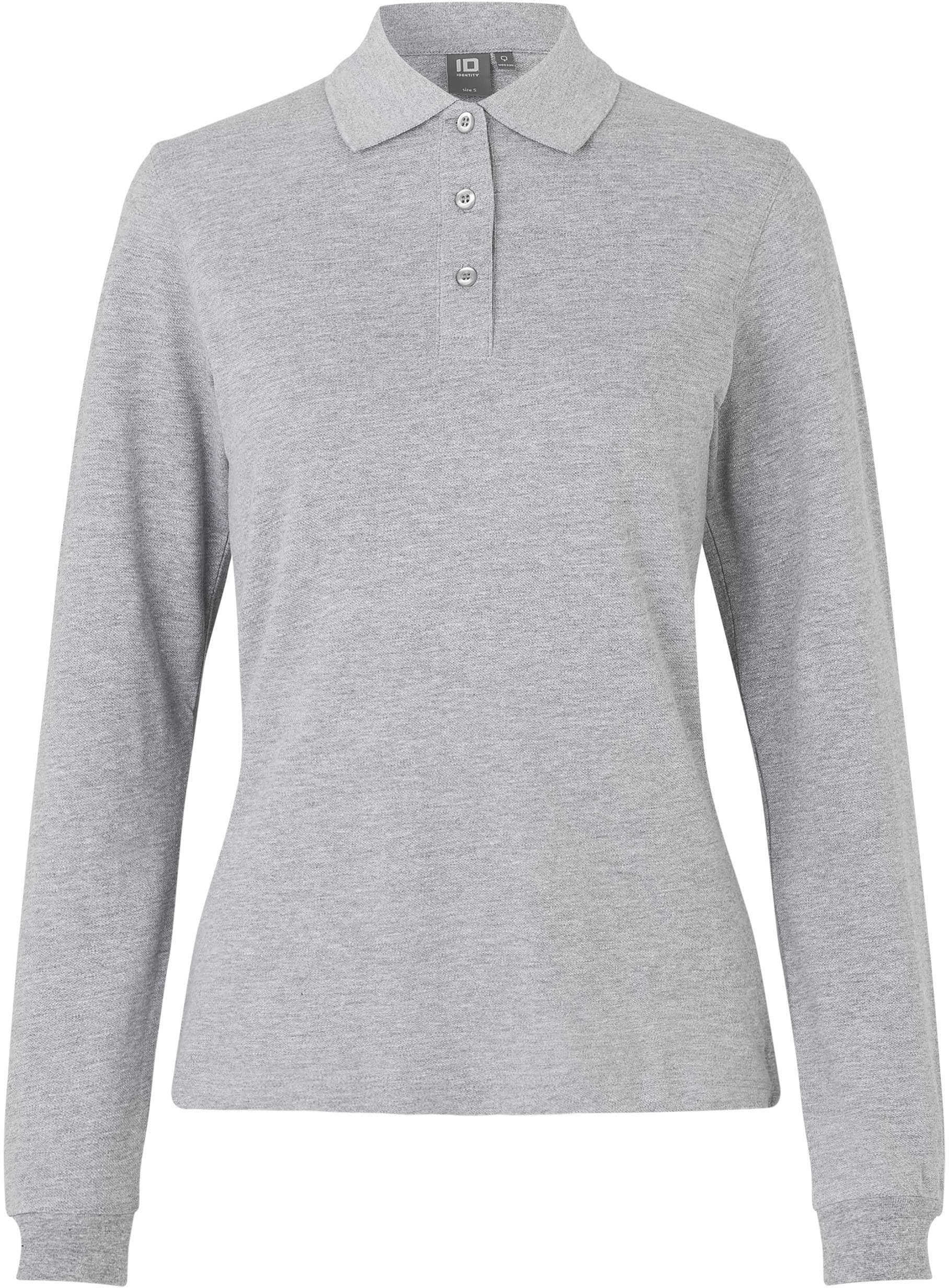 Langarm Stretch-Poloshirt 545