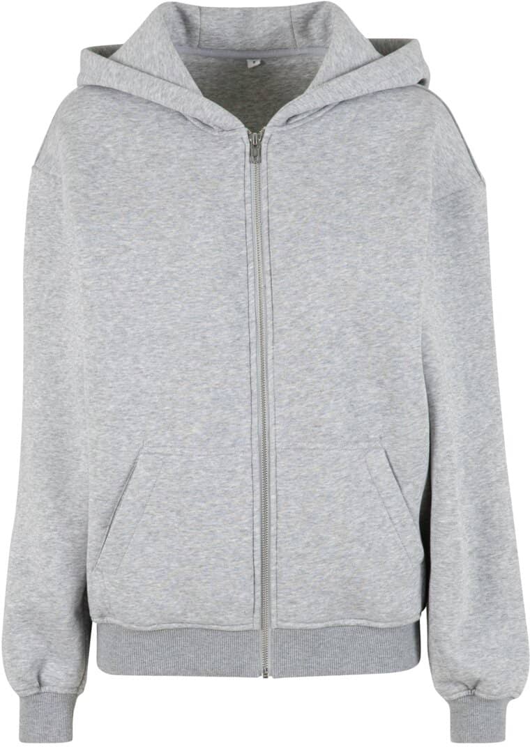 Ladies Loose Fit Zip Hoody