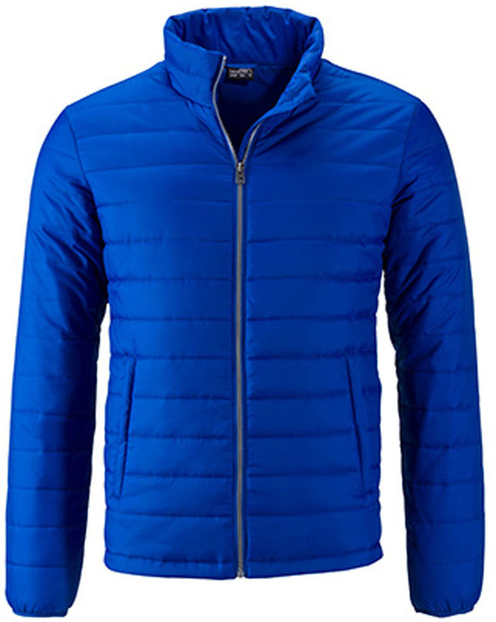 Leichte Herren-Steppacke mit Kinnschutz