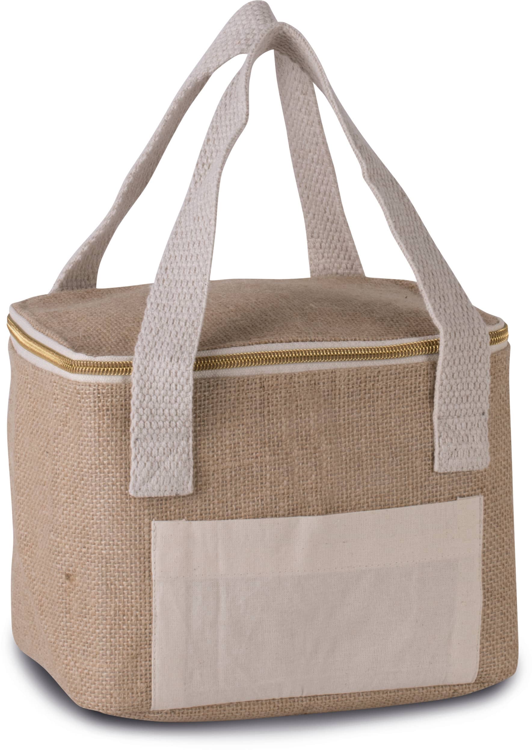 Kleine Kühltasche aus Jute