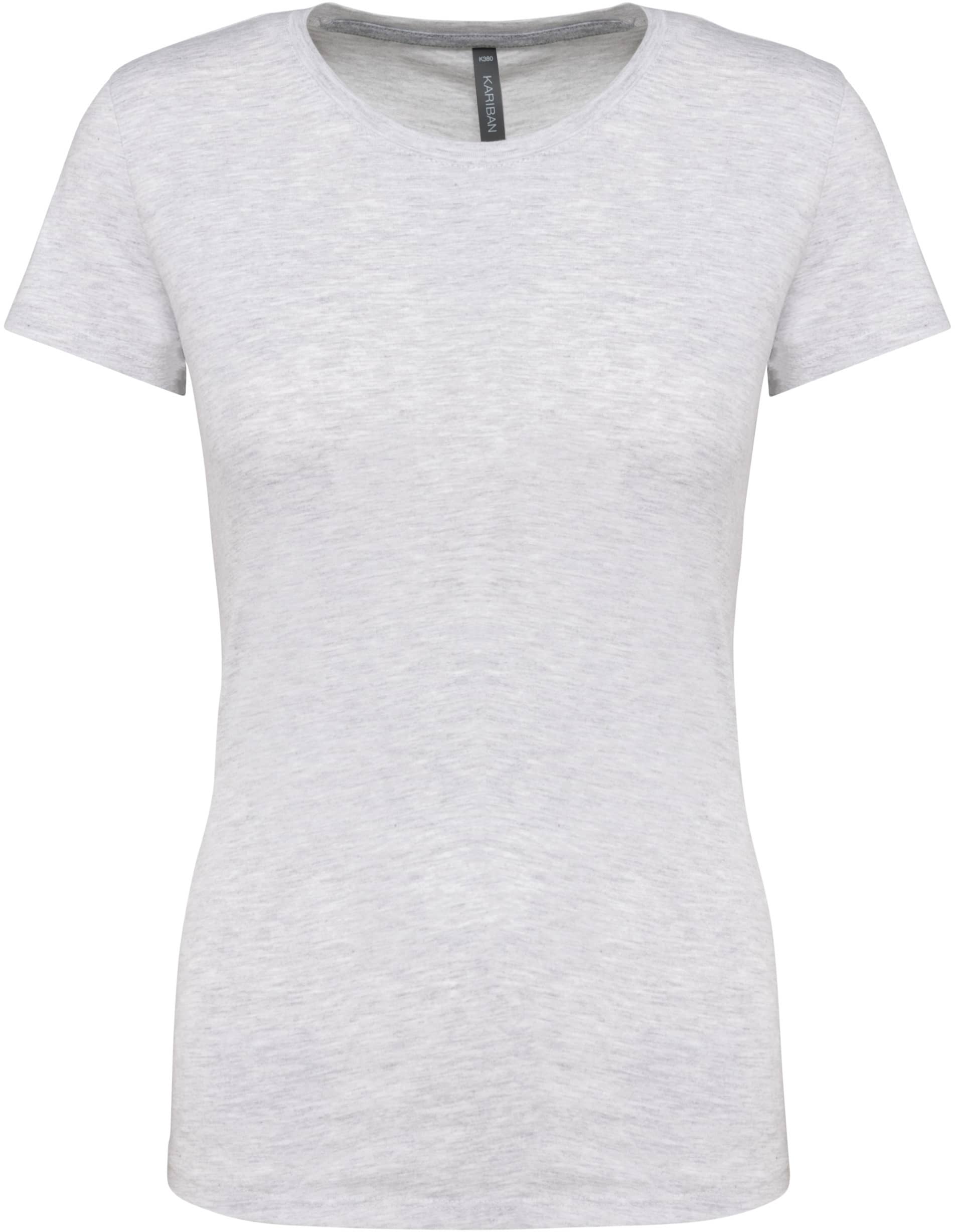 Ladies` Short-Sleeved Crew Neck T-Shirt