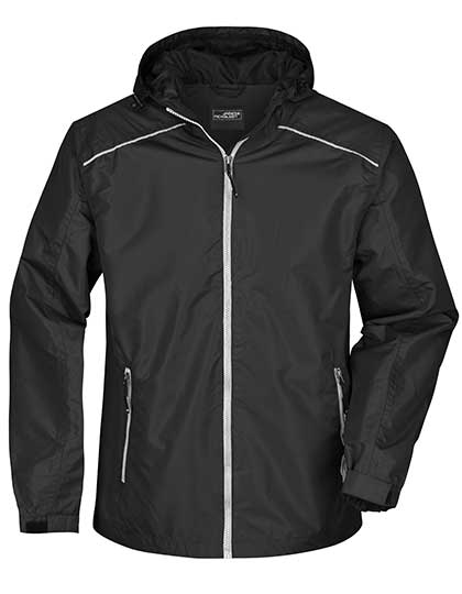 Sportliche Herren-Outdoorjacke mit Kinnschutz