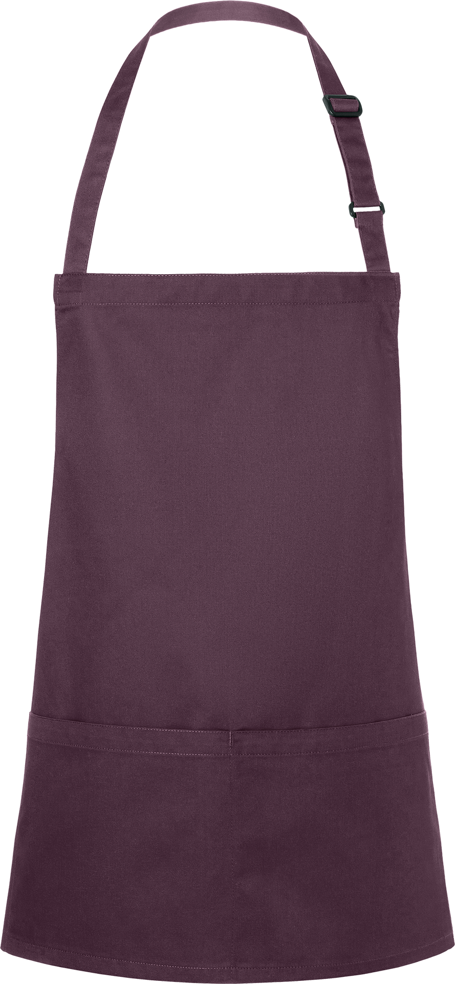 Kurze Latzschürze Basic mit Schnalle und Tasche