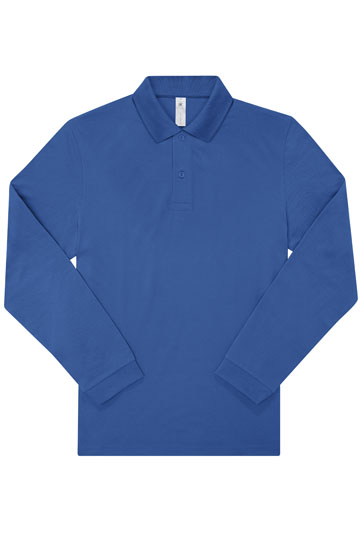 Unisex Langarm-Poloshirt aus nachhaltigerer Baumwolle