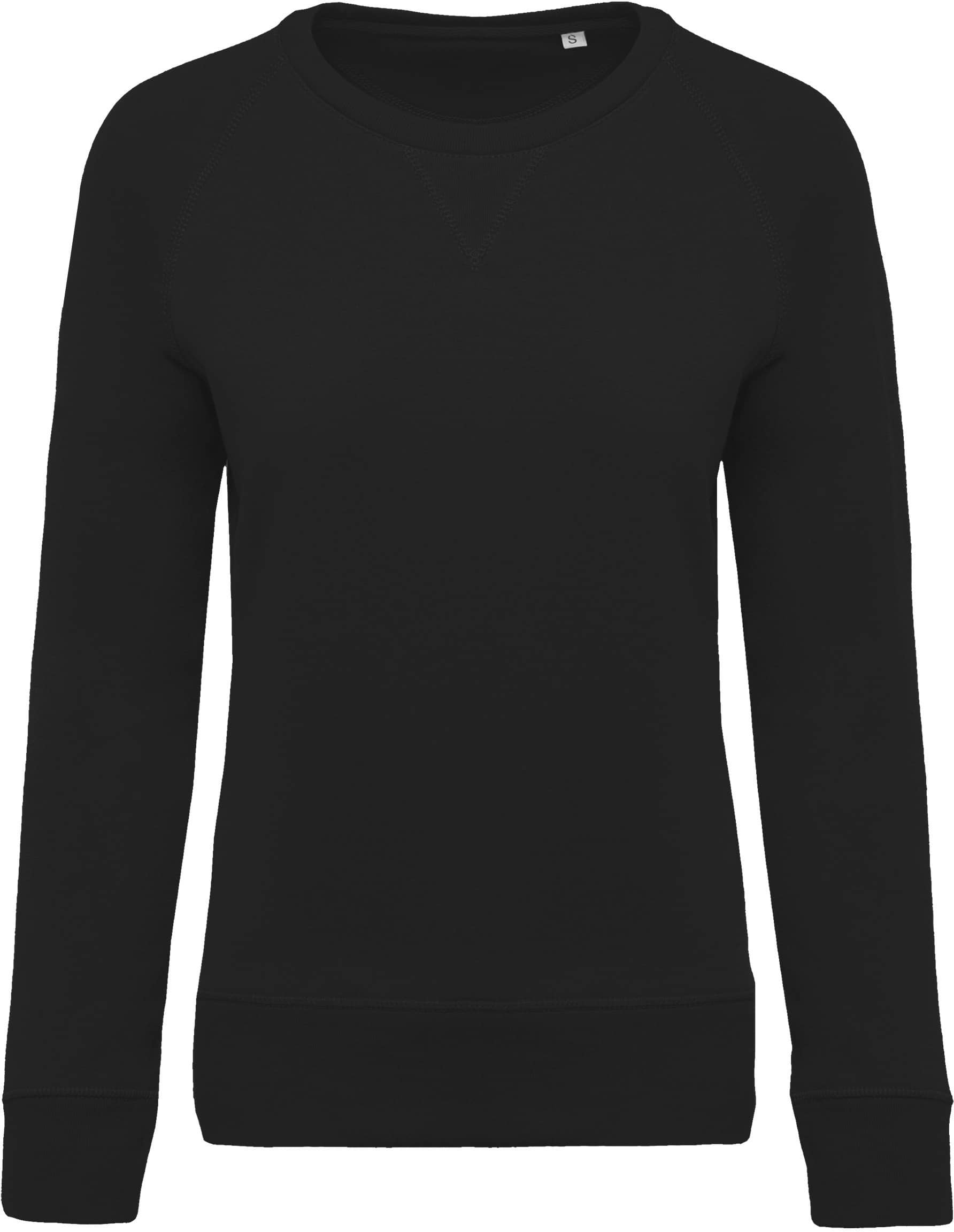Damen Sweatshirt BIO-BAUMWOLLE Rundhalsausschnitt Raglanärmel