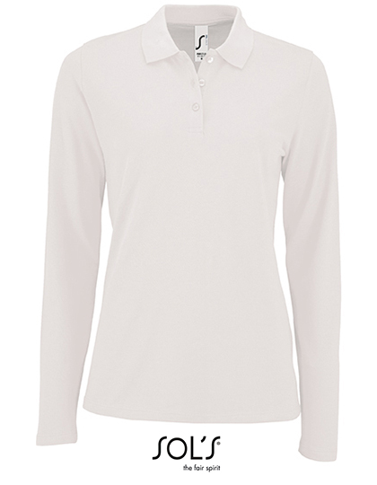 Women´s Long-Sleeve Piqué Polo Shirt Perfect