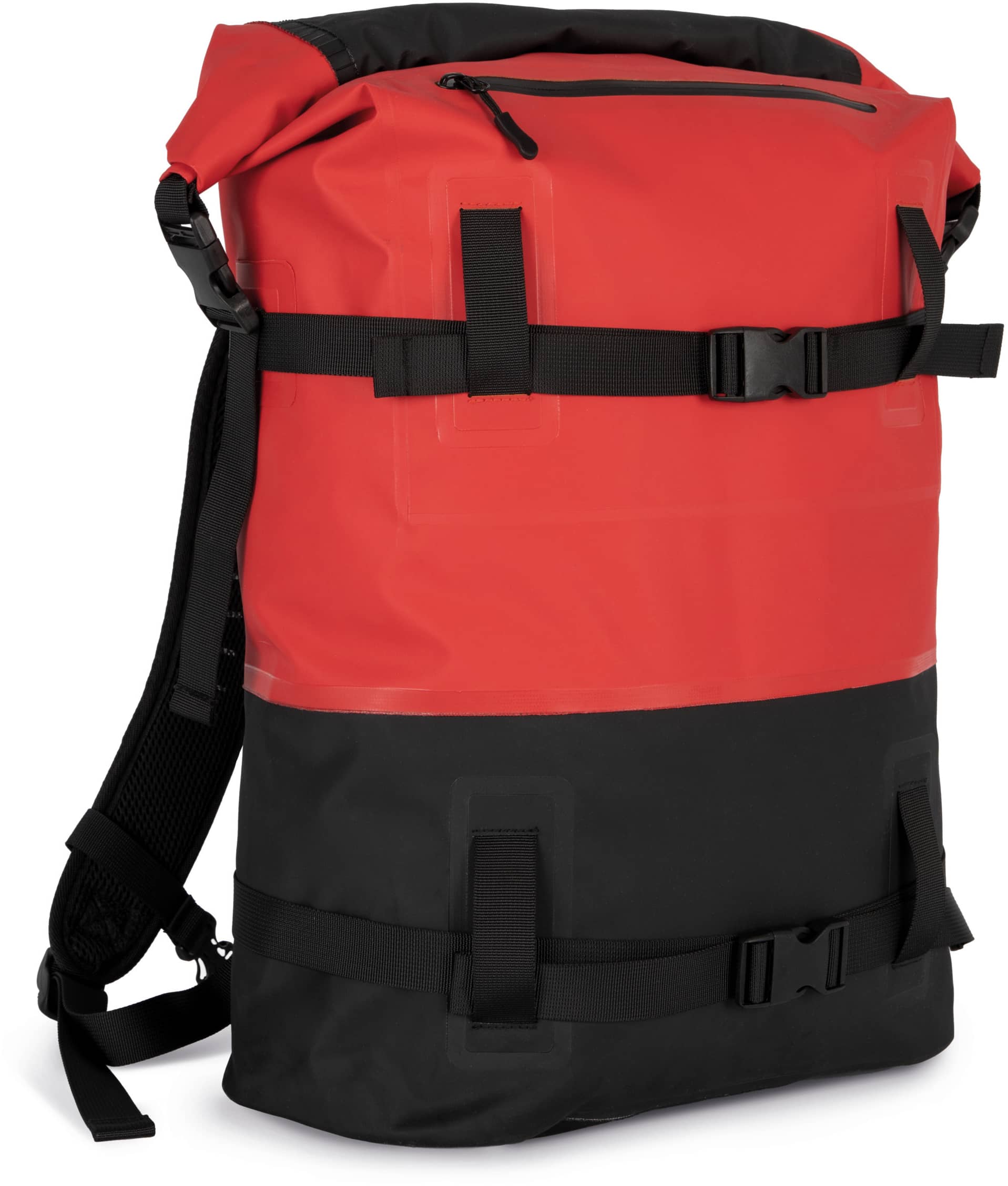 Wasserdichter Rucksack mit Kompressionsriemen