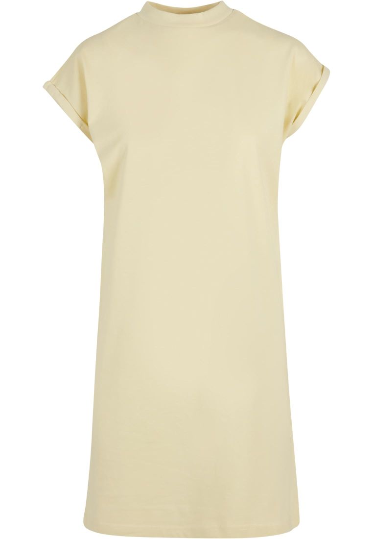 Modisches Kleid mit überschnittenen Schultern