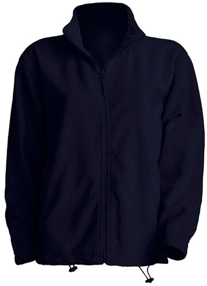 Herren Micro-Fleecejacke mit elastischen Ärmelabschlüssen